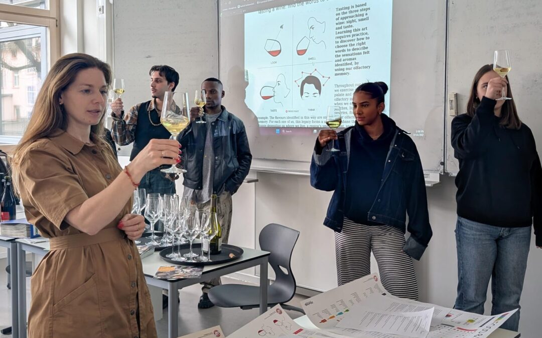 Weinverkostung im Englischunterricht