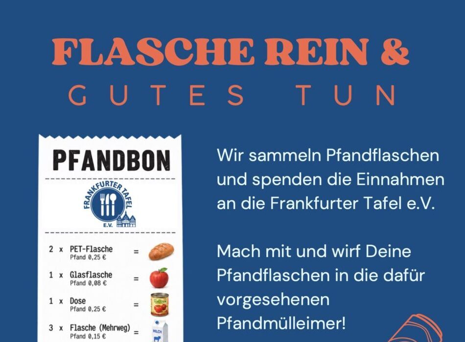 Pfand für die Tafel statt in den Müll